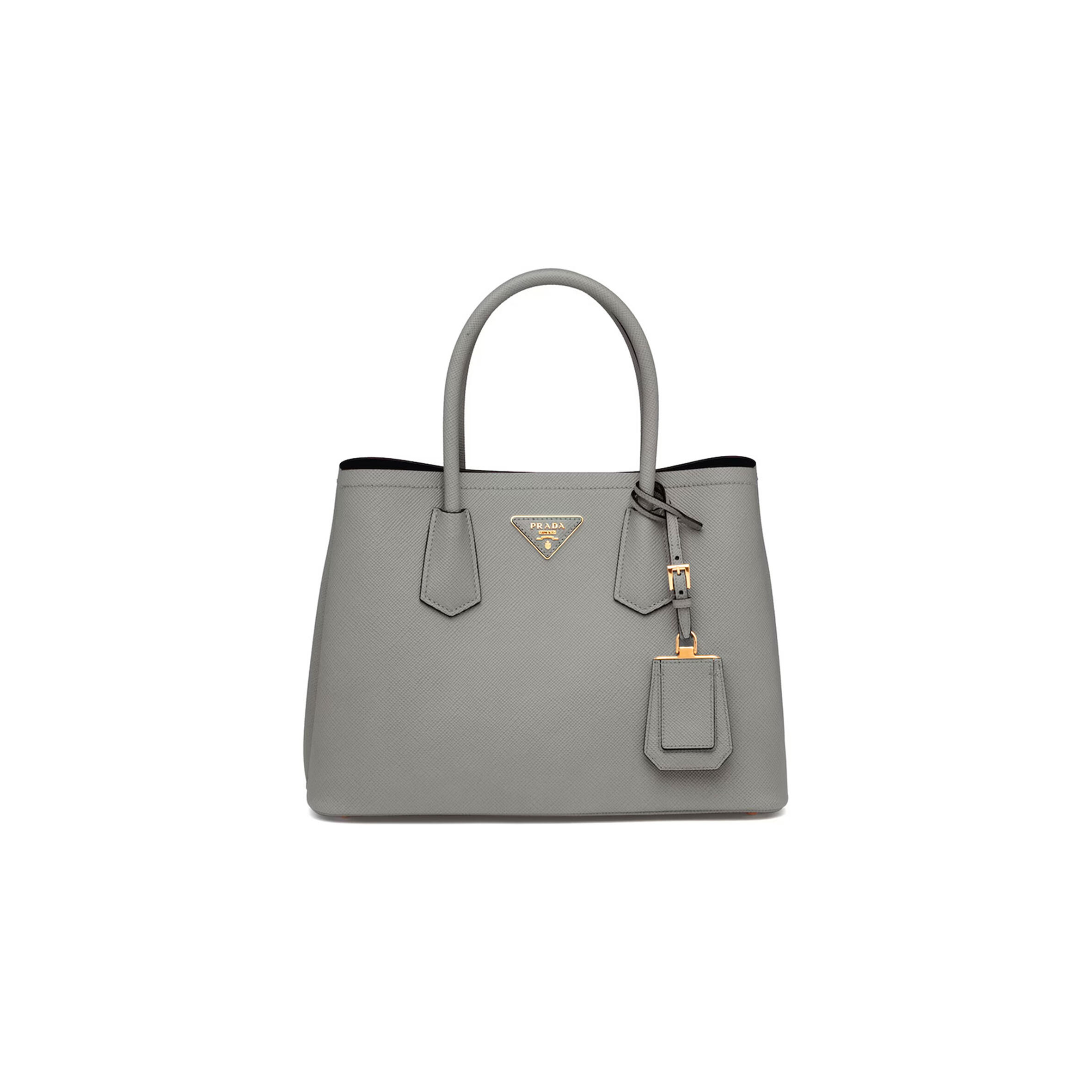 PRADA MEDIUM DOUBLE SAFFIANO LEATHER BAG 1BG775 (33*25*14.5cm)